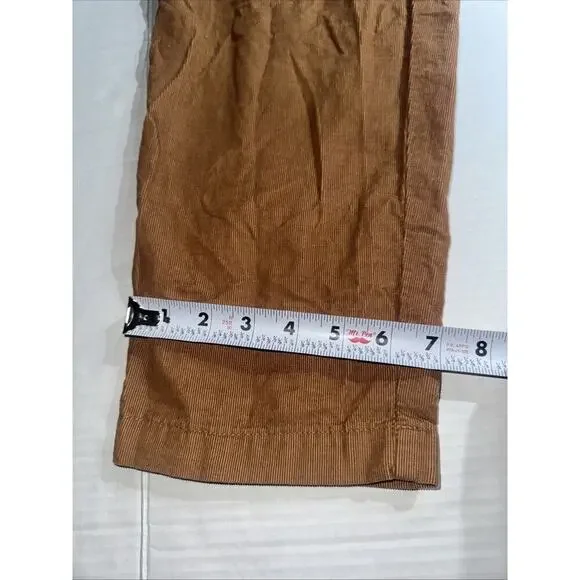 Gap Solid Brown Tl Cropped Pants Womens Ankle Length Khaki Size 4 - Picture 7 of 10